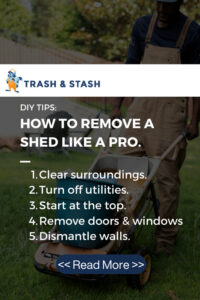 How to remove a shed like a pro fort mill sc