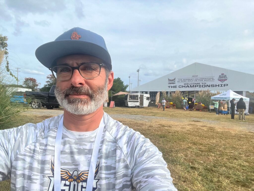 Cameron Ungar, seasoned event professional lends his expertise to the US National Disc Golf Championship
